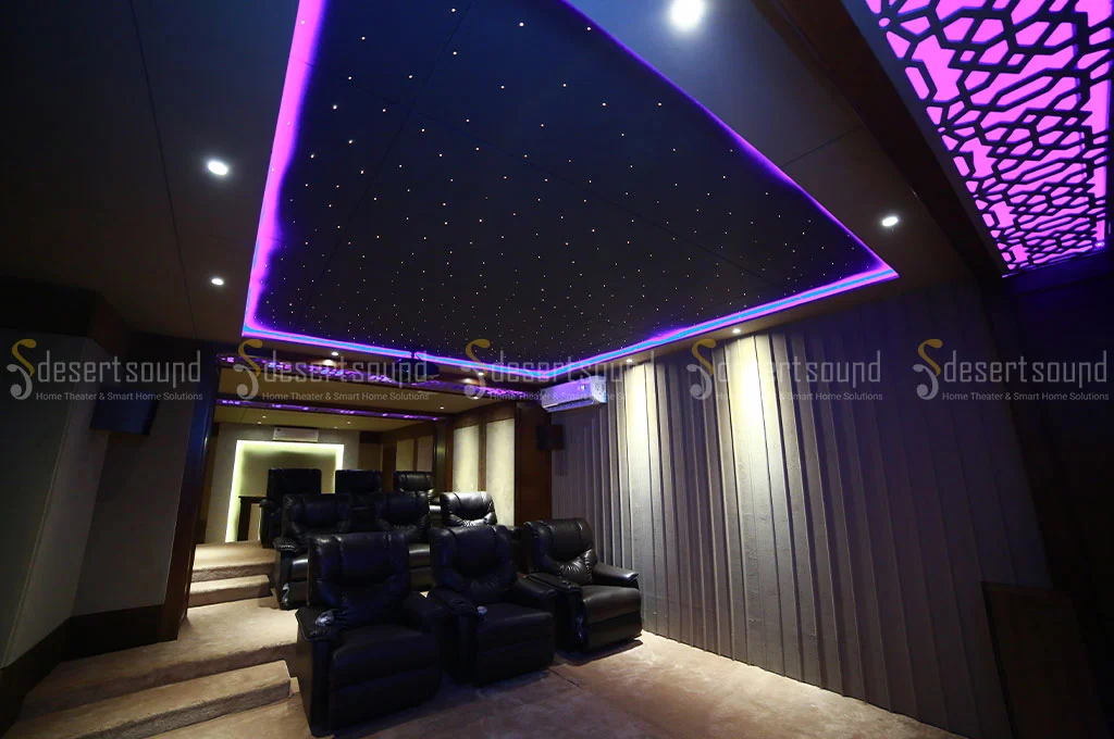 Dark-Material Residential Cinema image 1